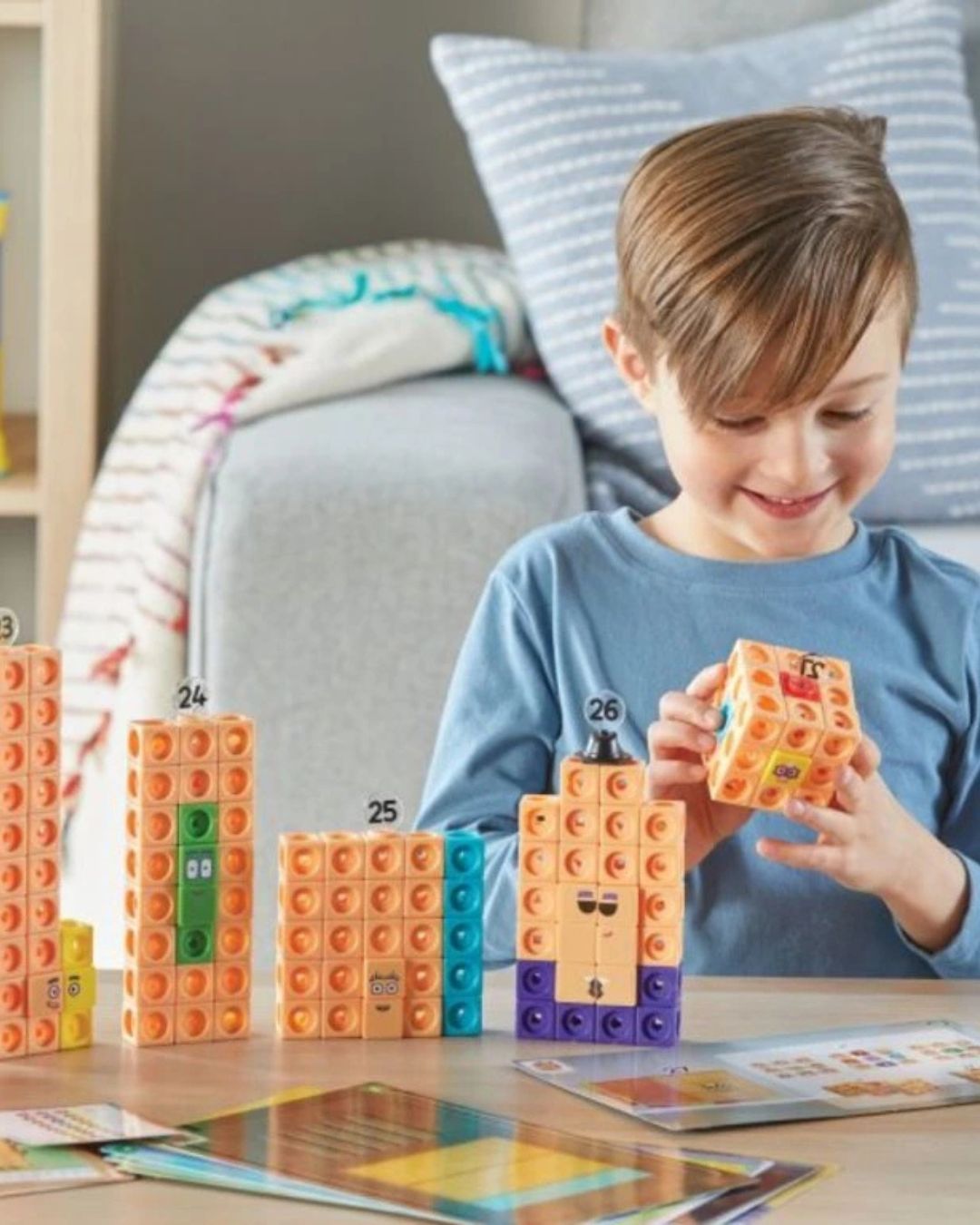 Learning Resources – Sada aktivit s kostkami MathLink Numberblocks 21–30